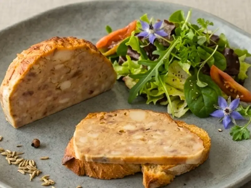 Charcuterie cabrol bougnette dans assiette
