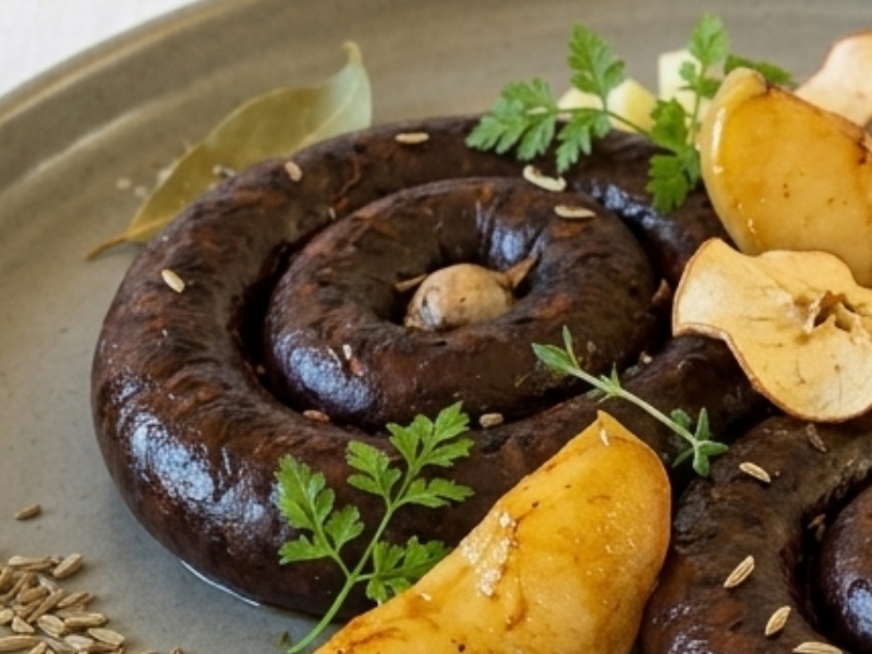 Charcuterie cabrol bousin noir aux pommes